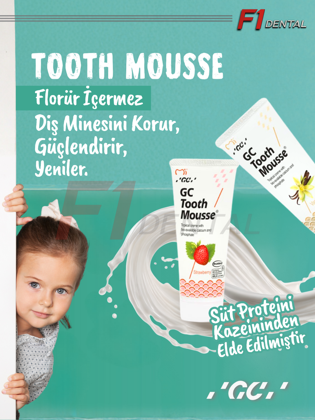GC Tooth Mousse Topikal Krem - Diş Minesi Koruyucu