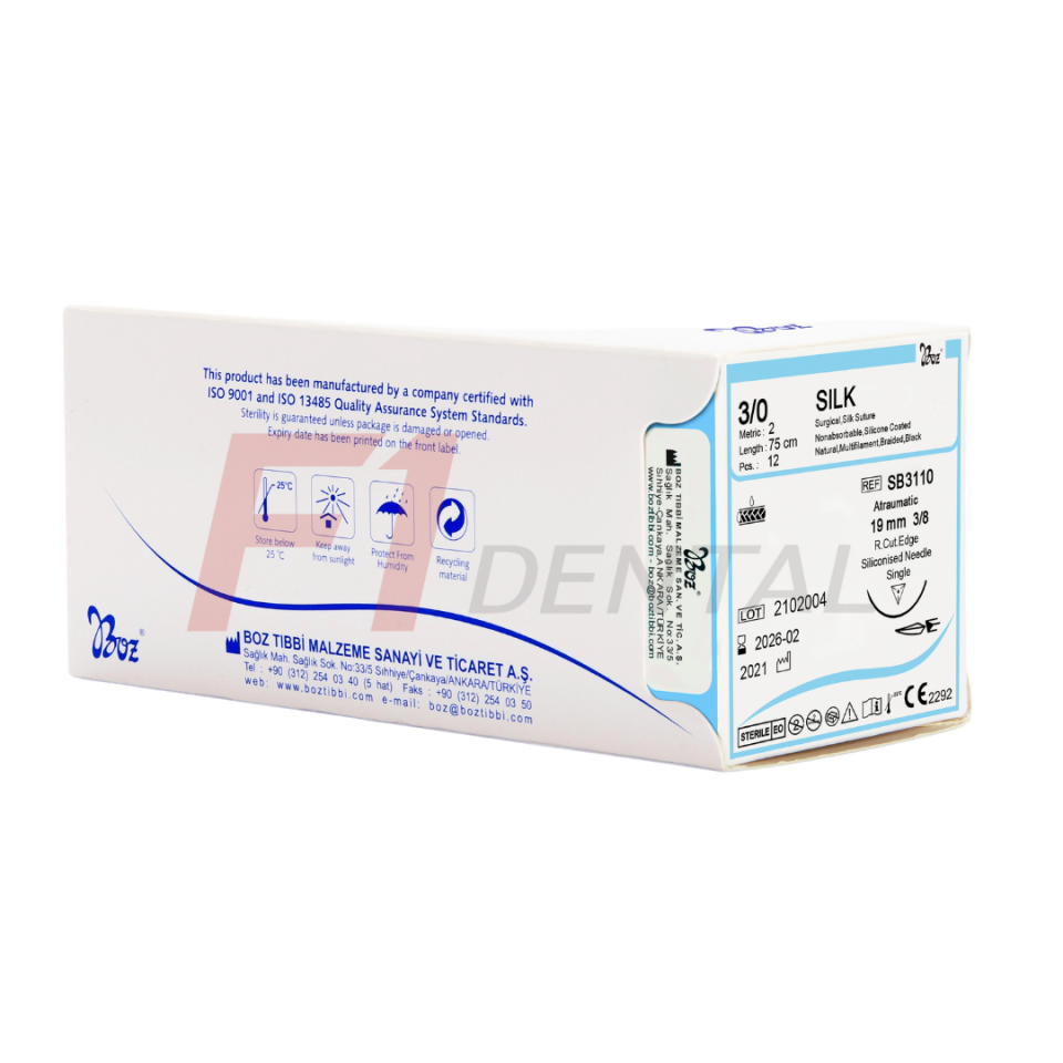 Boz İpek/Silk Emilemeyen Sütur