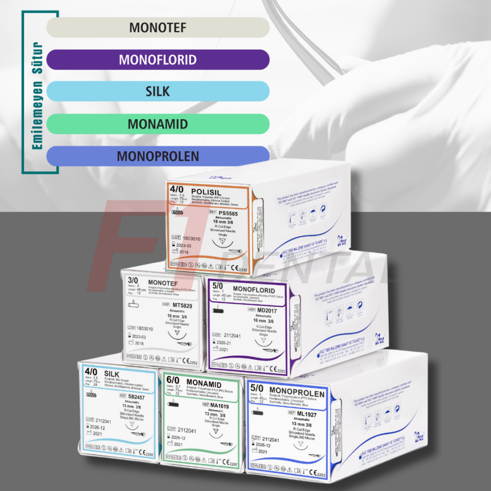 Boz Polisil Emilemeyen Sütur