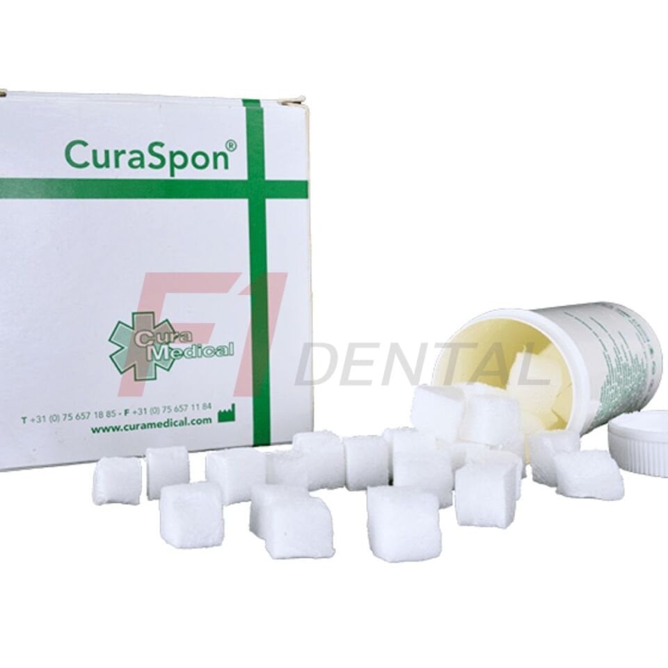 CuraSpon Cube Emilebilen Hemostatik Jelatin Sünger