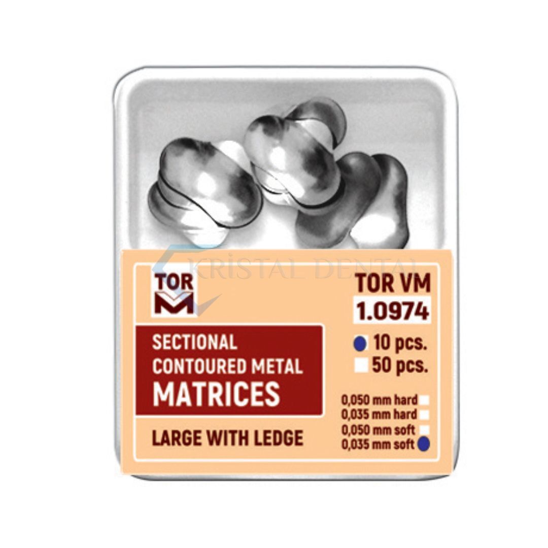 Tor VM Bölgesel Konturlu Metal Matrix Refill Large With Ledge No: 1.0974
