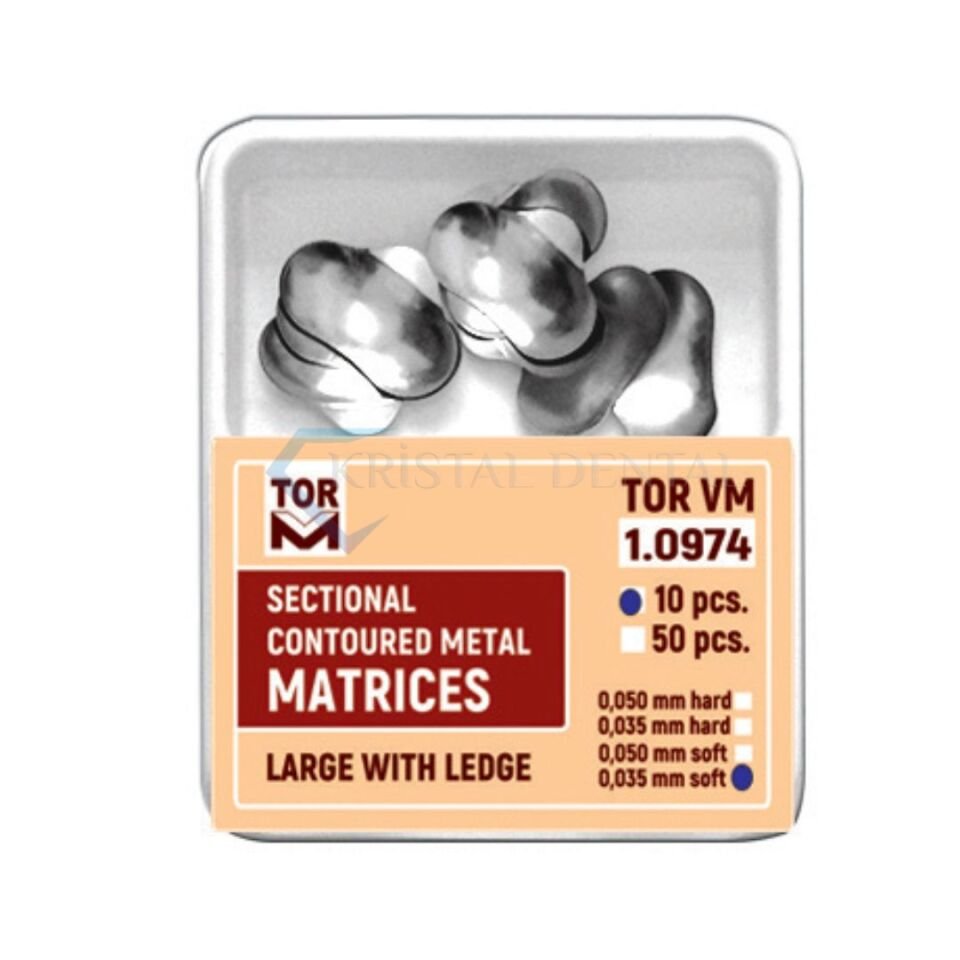 Tor VM Bölgesel Konturlu Metal Matrix Refill Large With Ledge No: 1.0974
