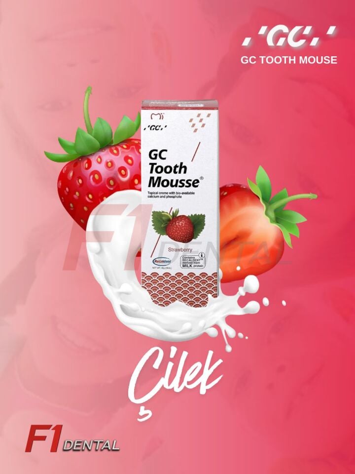 GC Tooth Mousse Topikal Krem - Diş Minesi Koruyucu Çilek