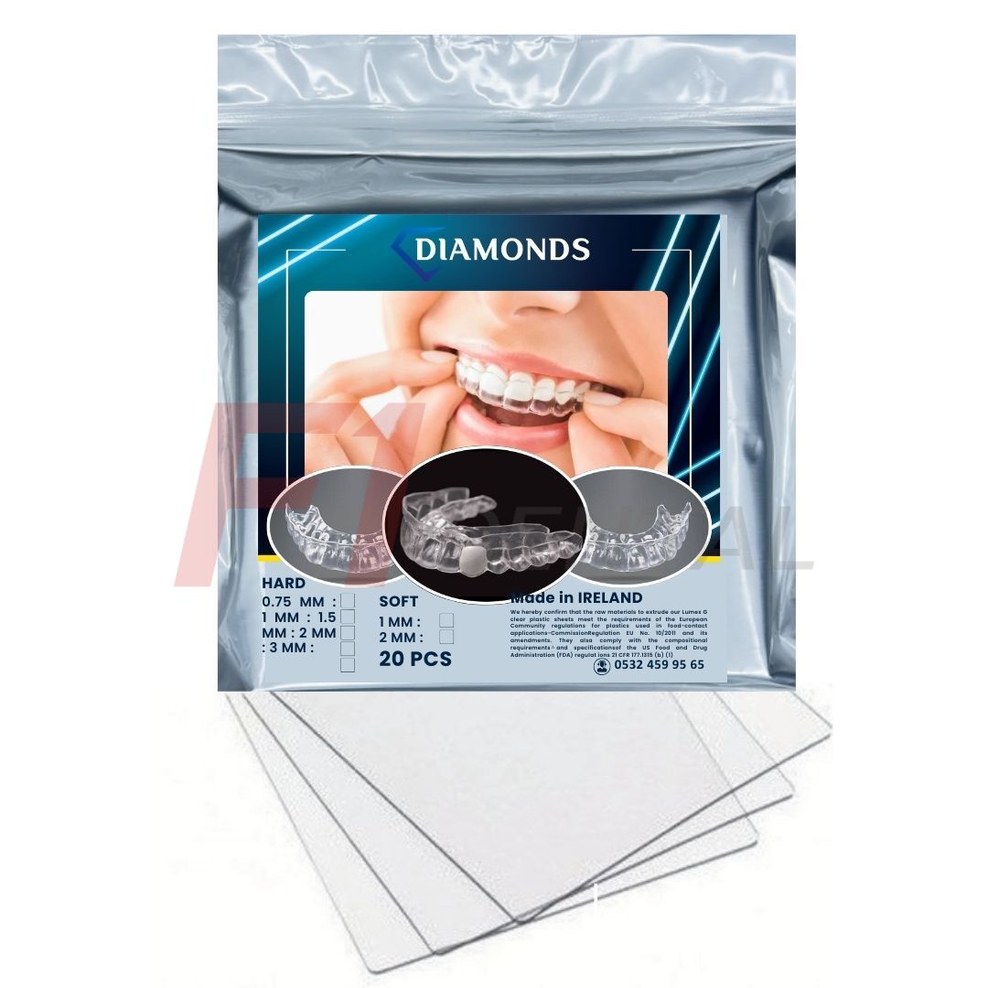 Diamonds Şeffaf Plak - Sert