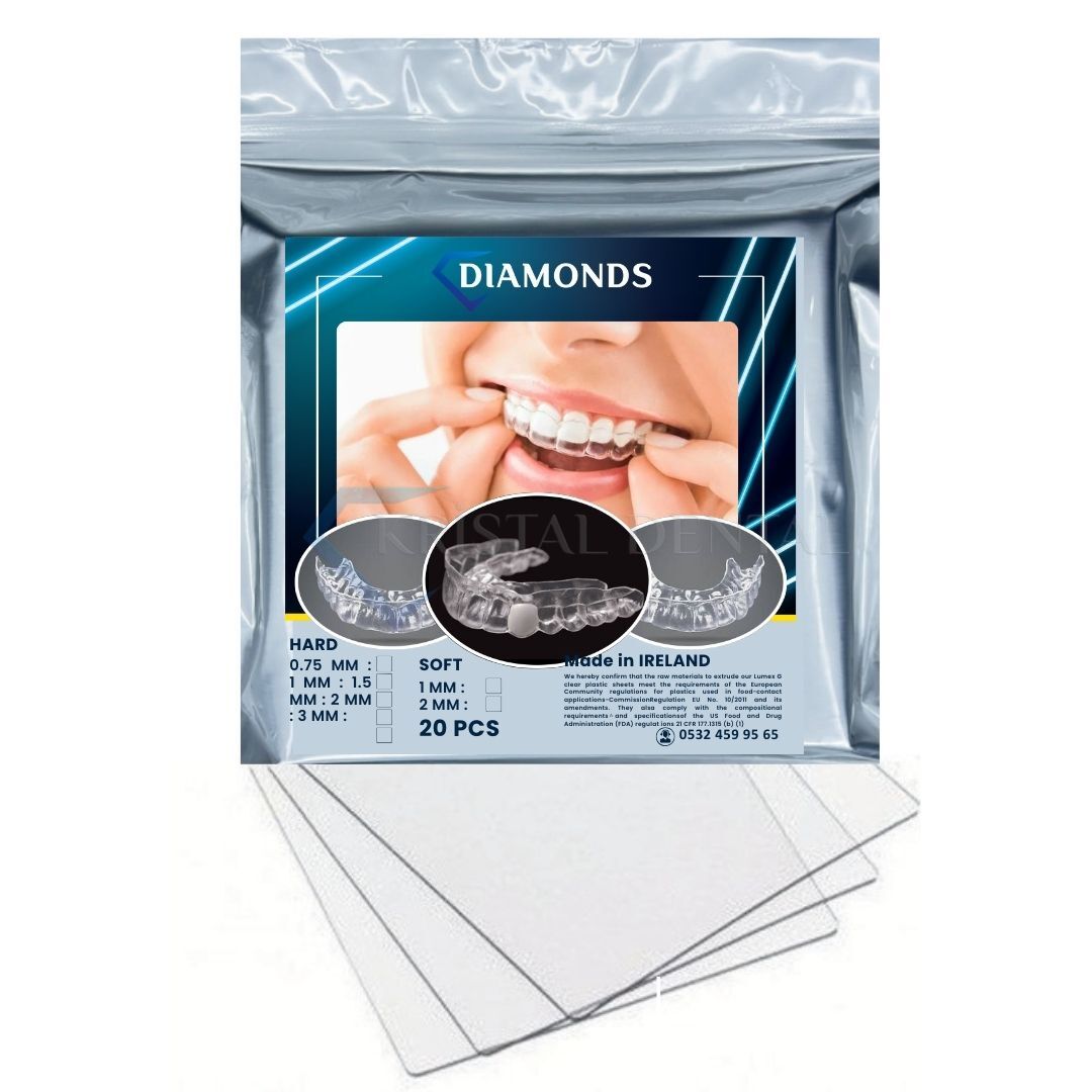 Diamonds Şeffaf Plak - Sert