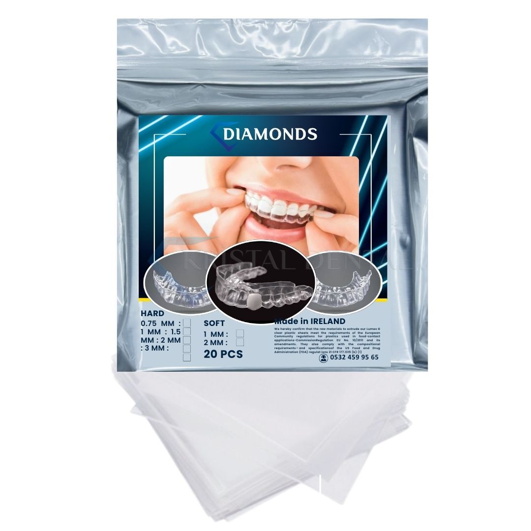 Diamonds Şeffaf Plak - Yumuşak