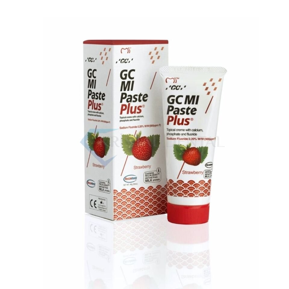 GC Ml Paste Plus - Koruyucu Krem (Kalsiyum ve Fosfat) Çilek