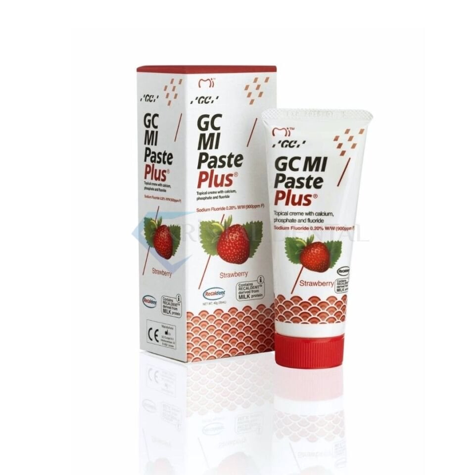 GC Ml Paste Plus - Koruyucu Krem (Kalsiyum ve Fosfat) Çilek