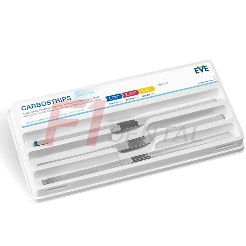 Eve Carbostrips Set CSL4 - Metal Arayüz Zımparası Diamond Strip