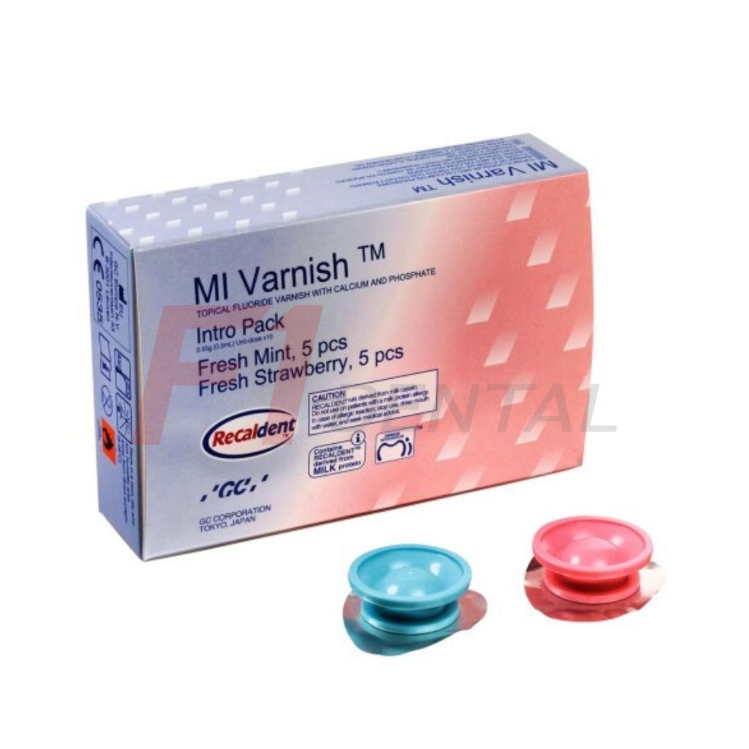 GC MI Varnish Flor Vernik İntro Pack 10 'lu | Diş Hekimlerine Özel