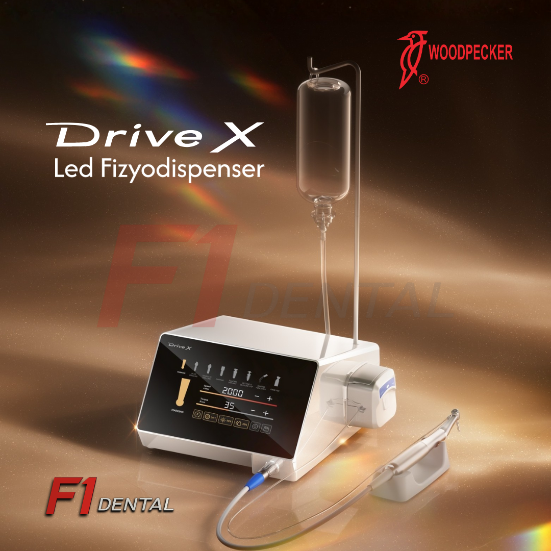 Woodpecker Drive-x Işıklı Fizyodispenser + 20:1 İmplant Anguldurvası