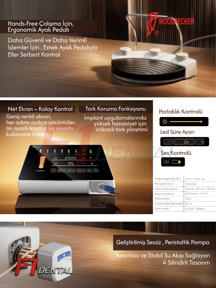 Woodpecker Drive-x Fizyodispenser