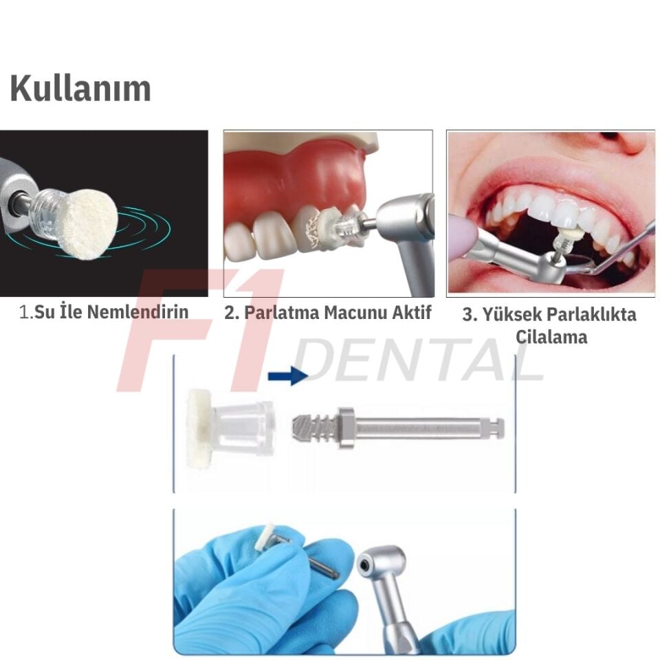 Diamonds Polisaj Pastası Uygulama Diski - Cila Keçesi