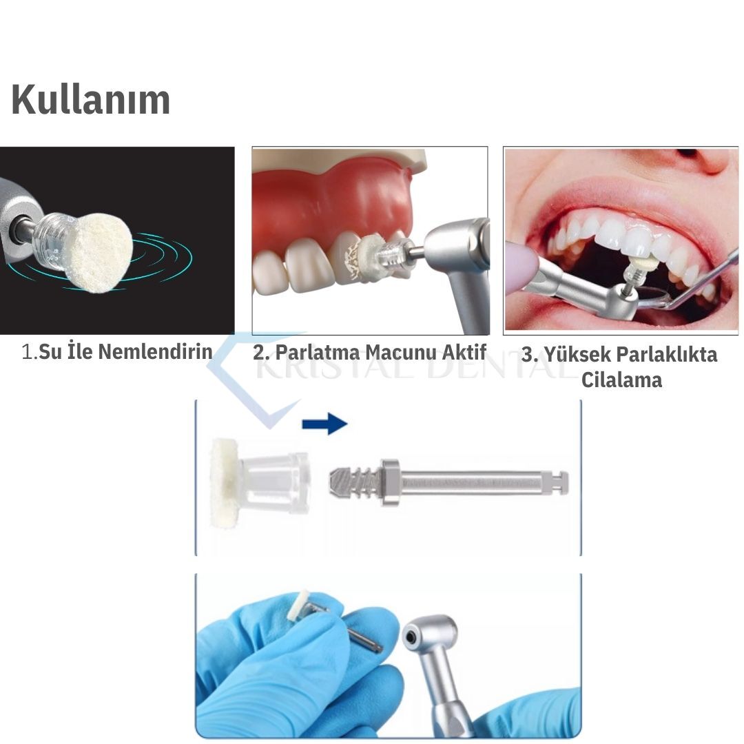 Diamonds Polisaj Pastası Uygulama Diski - Cila Keçesi