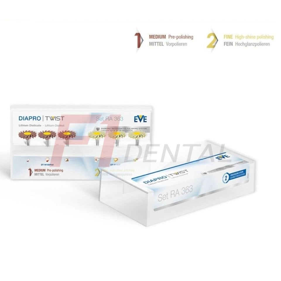 Eve Diapro Twist Lityum Disilikat için Cila Seti - RA363