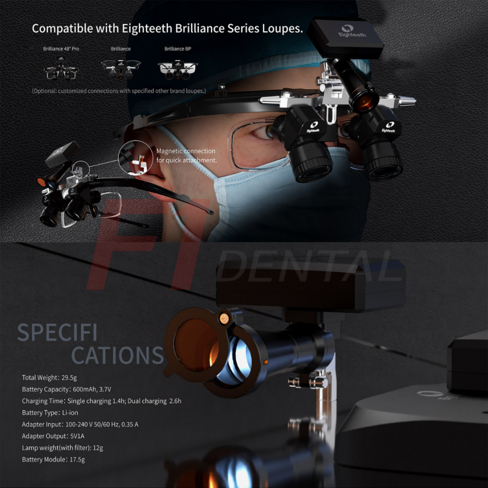 Eighteeth Brilliance 3.5x Loupe Seti -  Wireless Z+ (Kablosuz Işık)