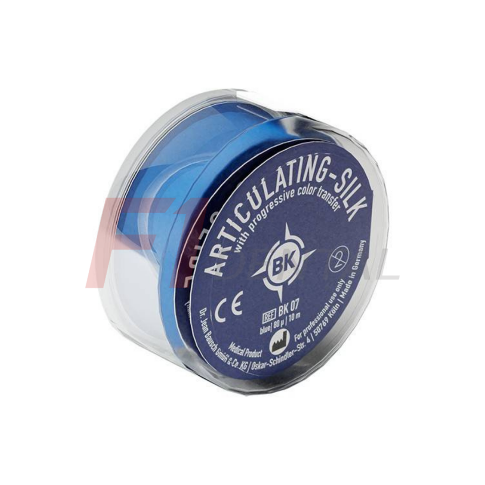 Bausch 80 Mikron Artikülasyon İpeği 16mm x 10m - Mavi