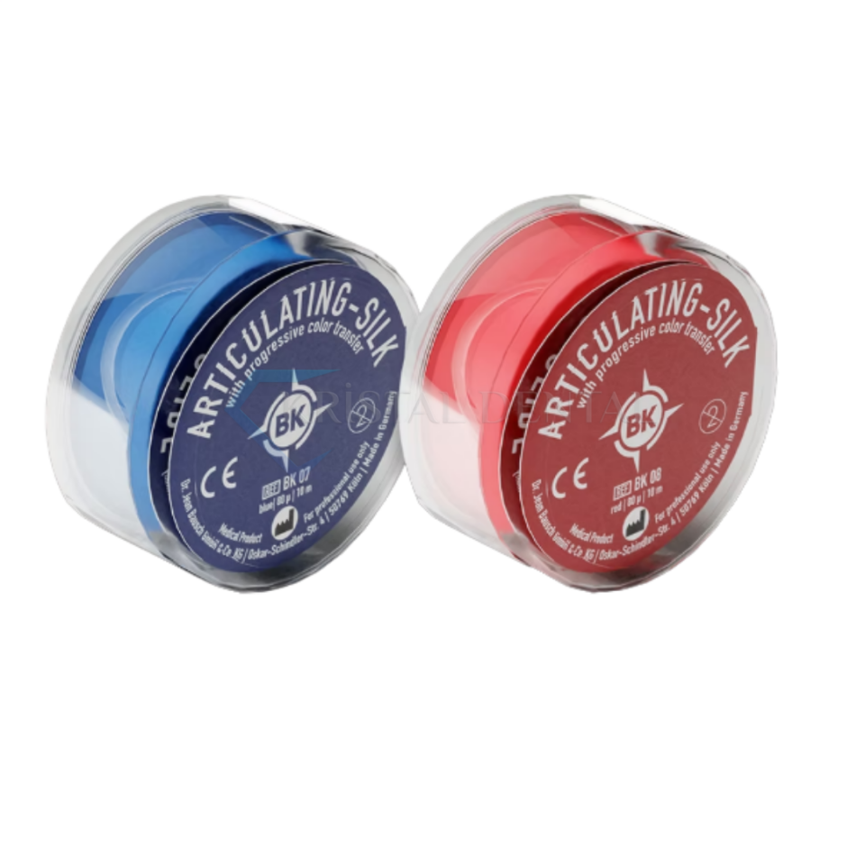 Bausch 80 Mikron Artikülasyon İpeği 16mm x 10m - Mavi