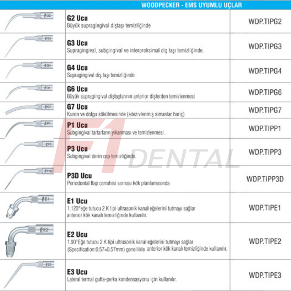 Woodpecker UDS-N2 LED Işıklı Kavitron