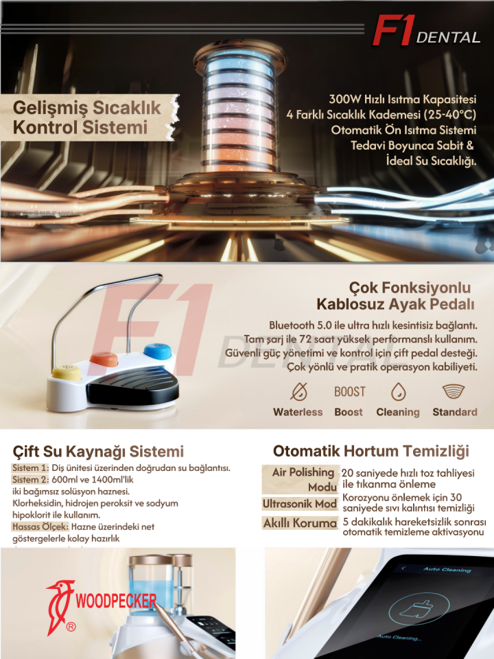 Woodpecker PT-B AirFlow & Kavitron Cihazı