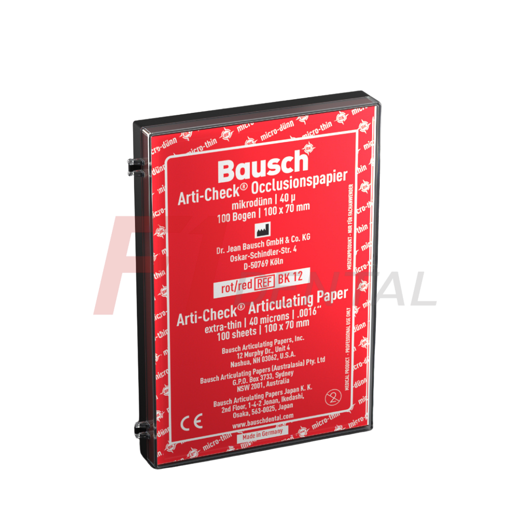 Bausch 40 Mikron Artikülasyon Kağıdı (Kırmızı-Yaprak Form)