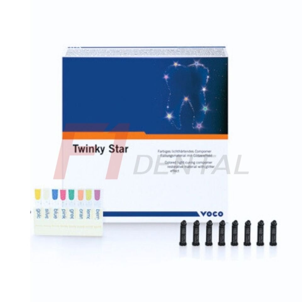 Voco Twinky Star Renkli Simli Kompomer 40x0,25gr