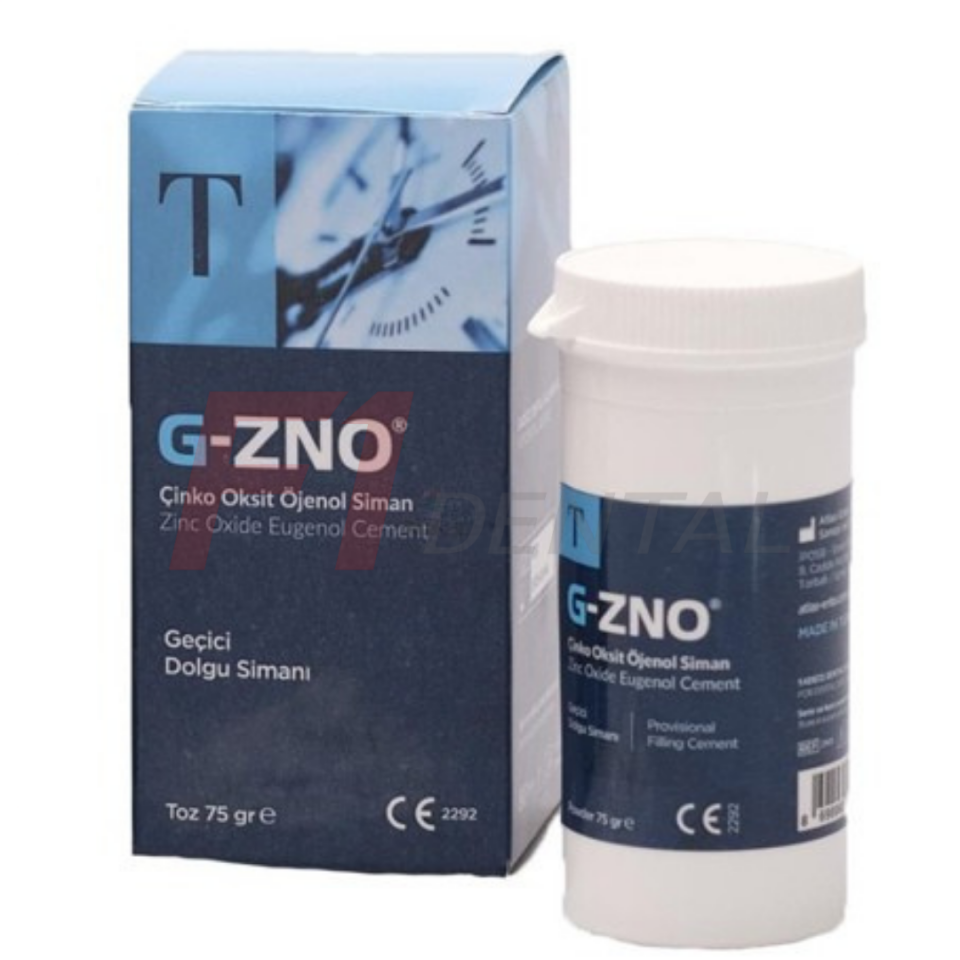 G-Zno Çinko Oksit Ojenol Geçici Dolgu Simanı Toz 75gr