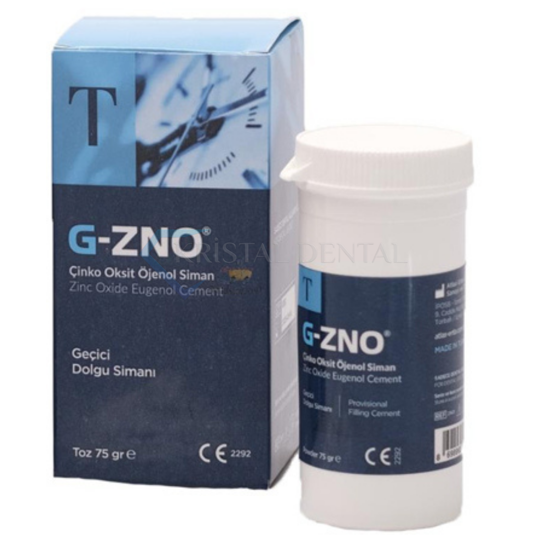 G-Zno Çinko Oksit Ojenol Geçici Dolgu Simanı Toz 75gr