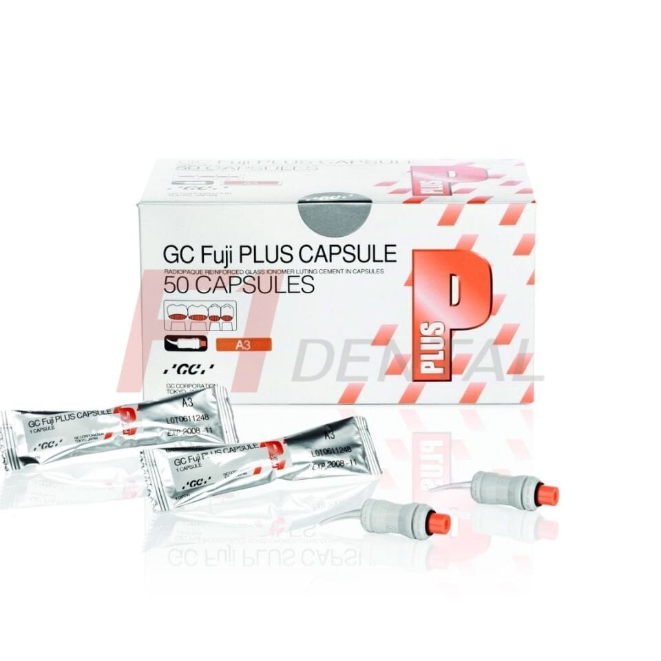 GC Fuji Plus 50 Kapsül - Rezin Modifiye Cam İonomer Yapıştırma Simanı