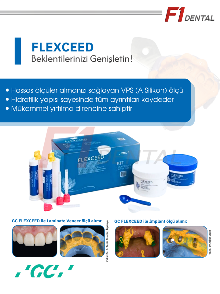 GC Flexceed A Tipi Silikon Ölçü Takım