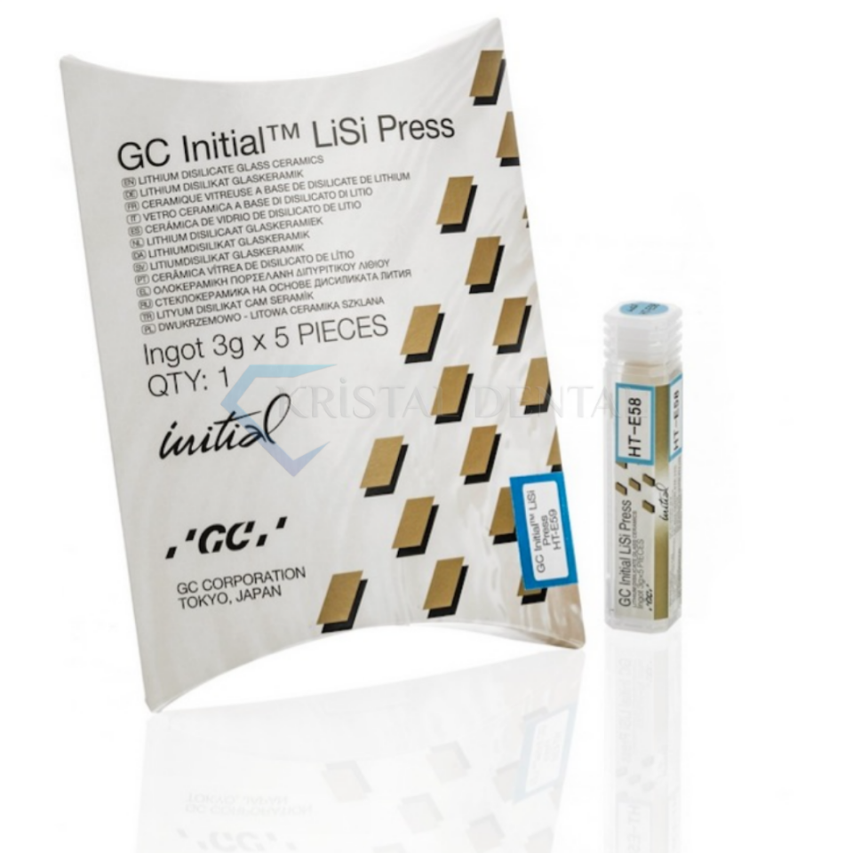 GC Initial Lisi Press İngot HT - Lityum Disilikat Cam Seramik 5x3gr