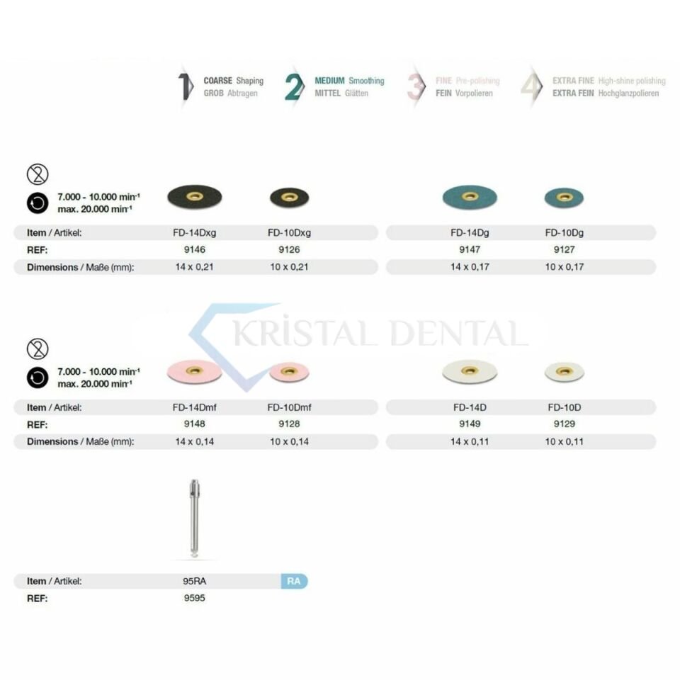 Eve Flexi-Dia Zirkonyum Bitim Cila Seti 10mm