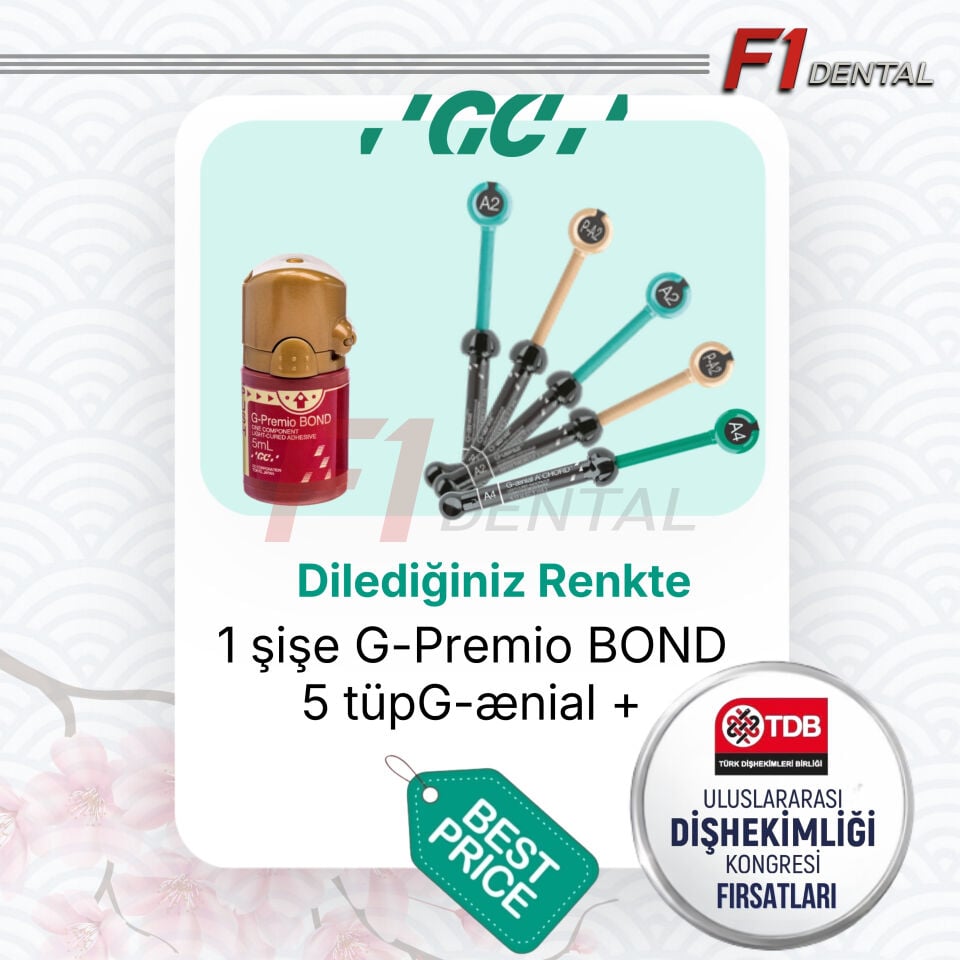 GC 5 Tüp G-aenial Kompozit + 1 G-Premio Bond TDB KAMPANYA