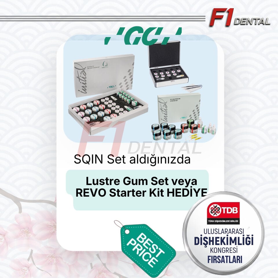 GC SQIN Set Alana Lustre Gum Set veya REVO Starter Kit HEDİYE TDB KAMPANYASI