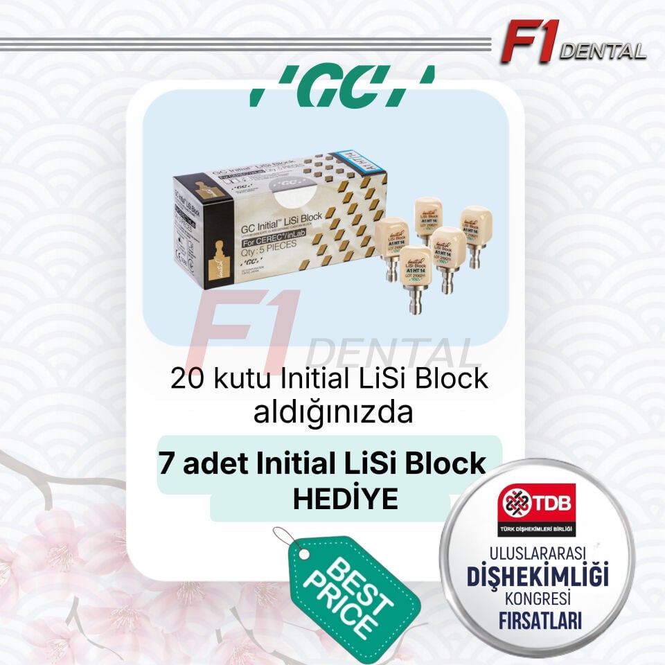 GC Initial LiSi Block 20 Alana 7 HEDİYE TDB KAMPANYASI