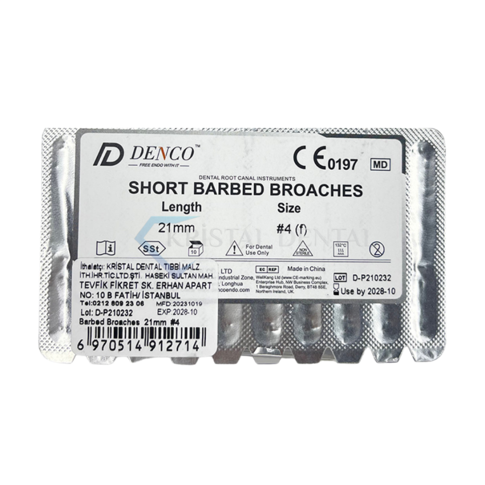 Denco Tırnerf Barbed Broaches 4