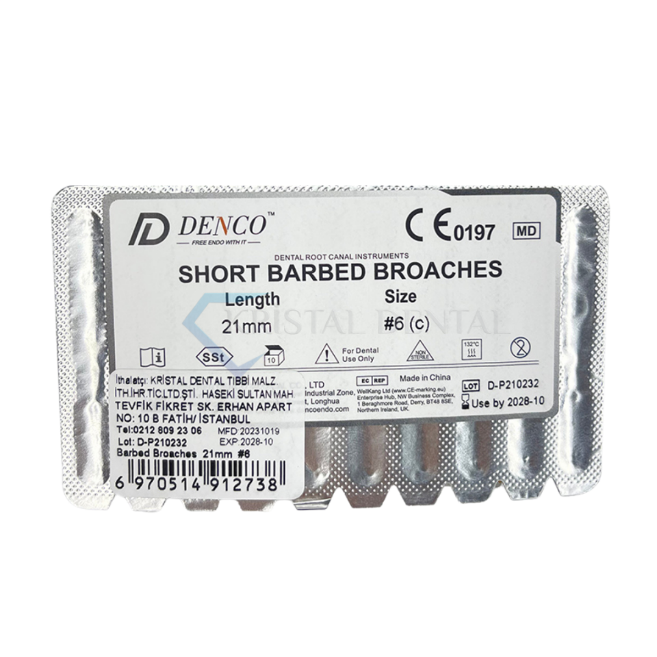 Denco Tırnerf Barbed Broaches 6