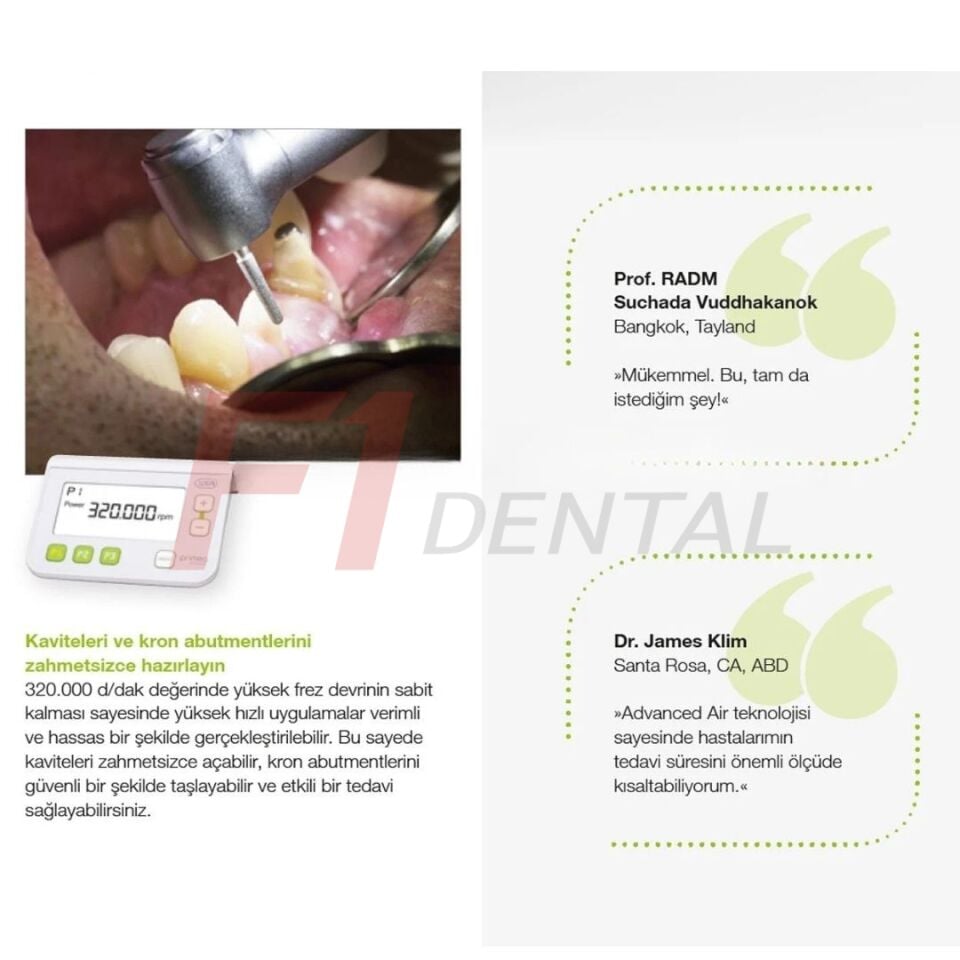 W&H Primea Advanced Air Set - RG 97L & RQ 24 Kupling