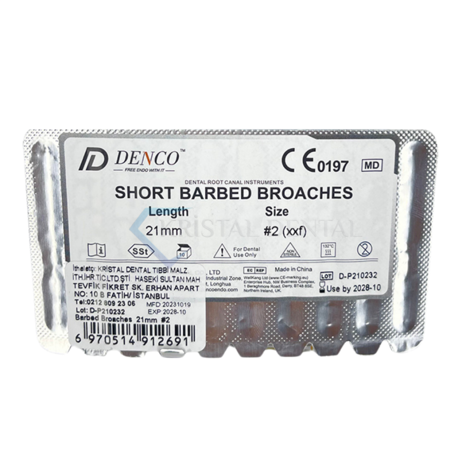 Denco Tırnerf Barbed Broaches 2