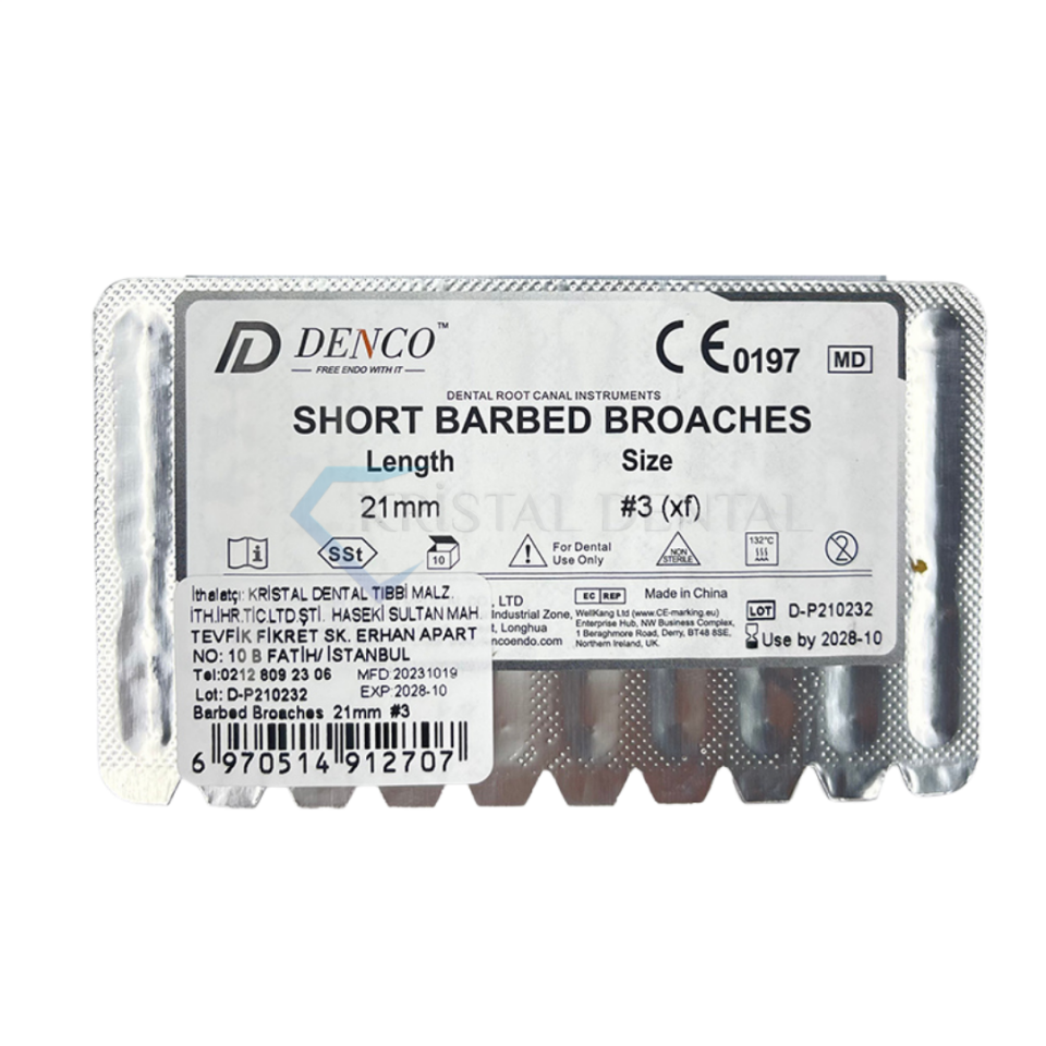 Denco Tırnerf Barbed Broaches 3
