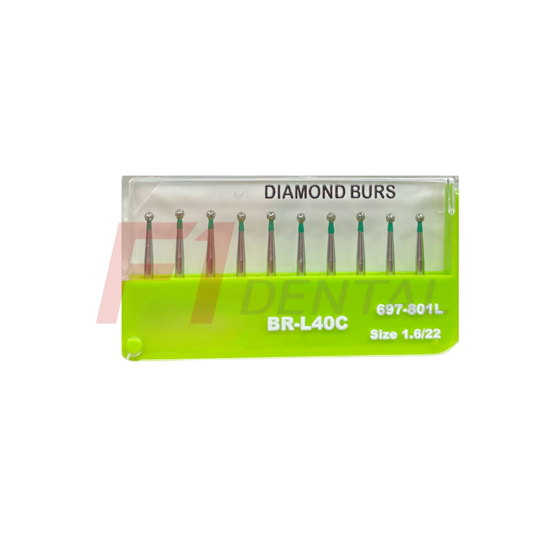 Elmas Frez Rond / Yeşil (Aeratör) - 10 Adet 1.6-22mm
