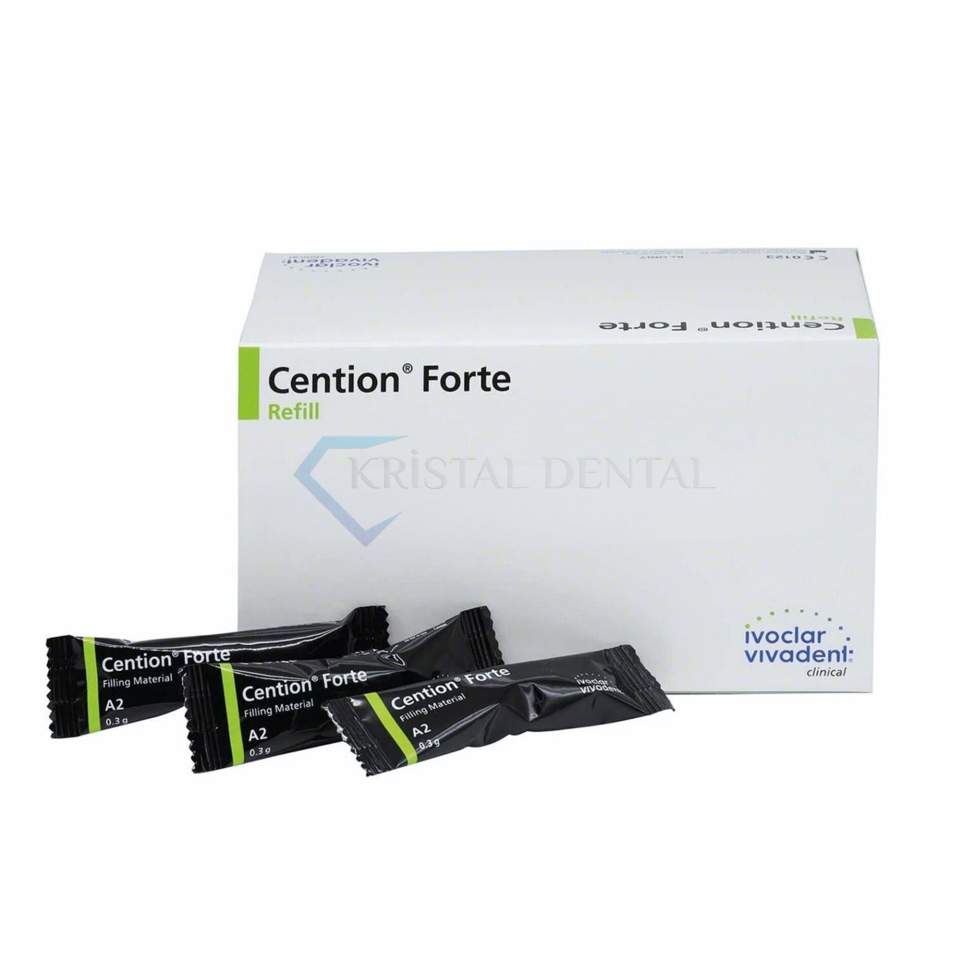 Ivoclar Cention Forte Kapsül 50'lik - Posterior Restoratif A2