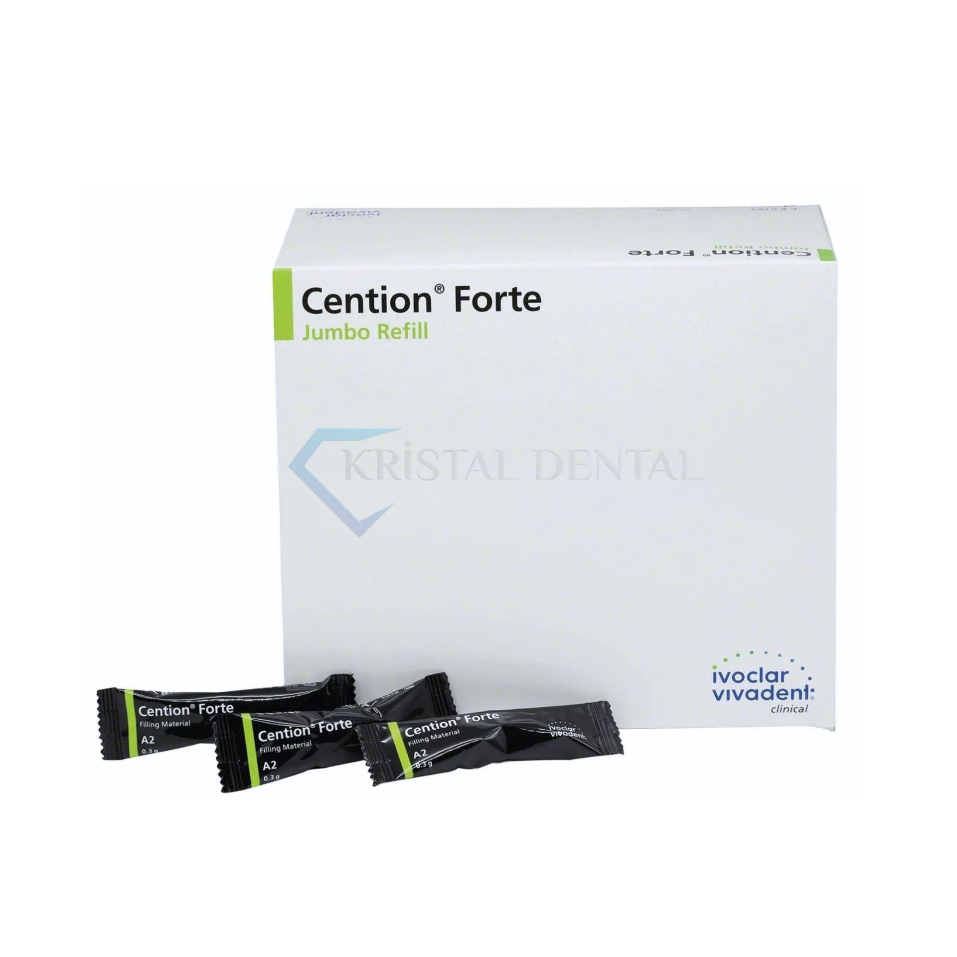 Ivoclar Cention Forte Jumbo Kapsül 100 Adet - Posterior Restoratif A2