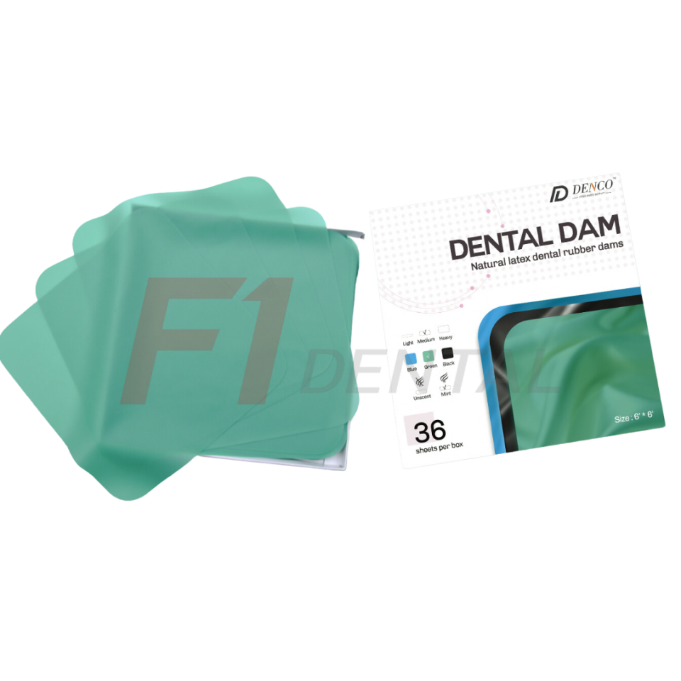 Denco Natural Latex Rubber Dam 6''X6''