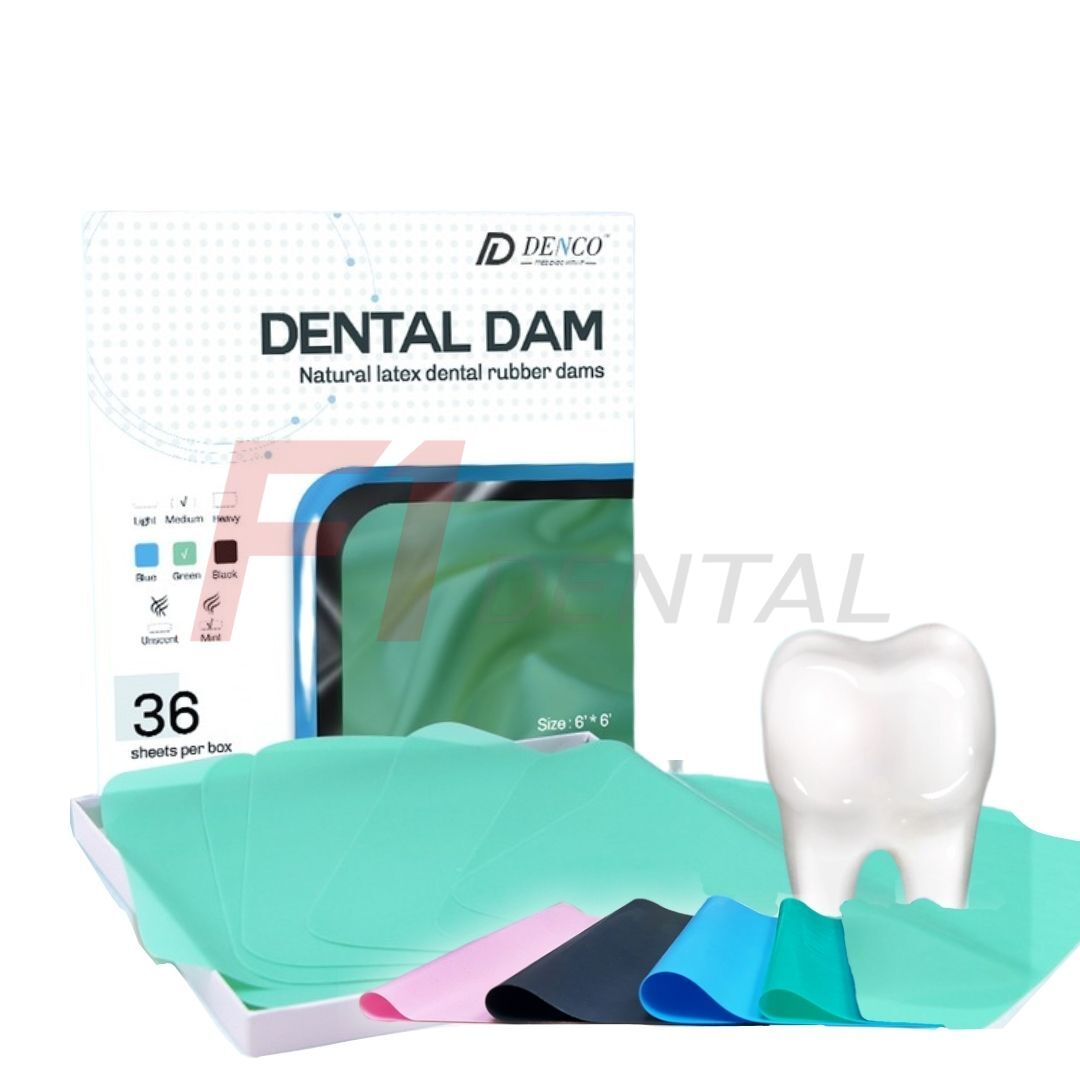 Denco Natural Latex Rubber Dam 6''X6''