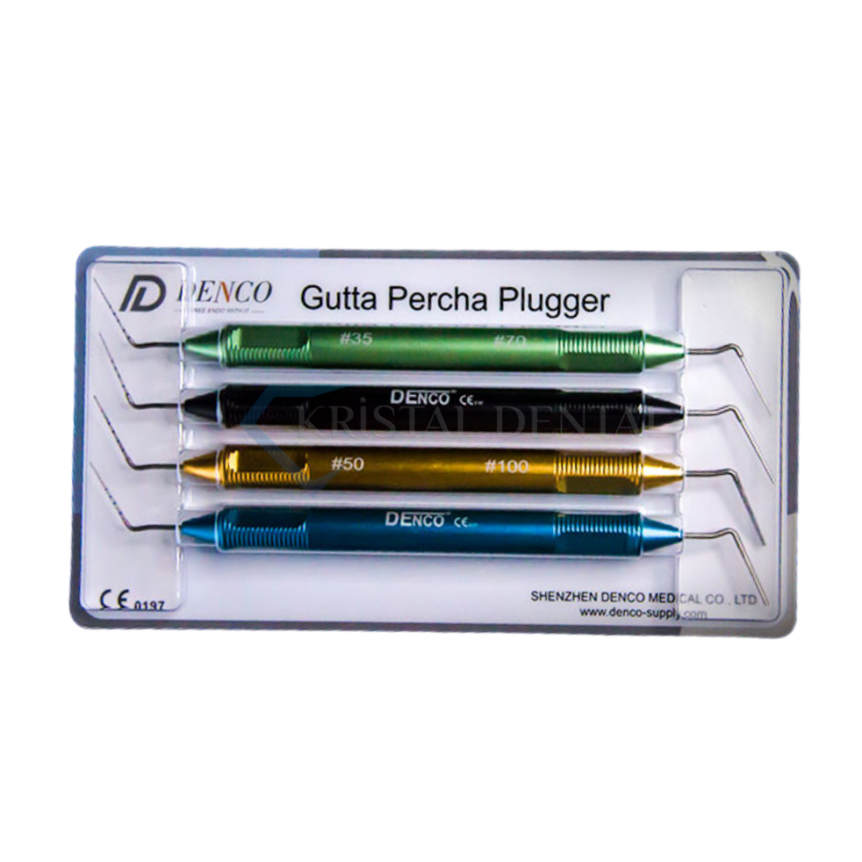 Denco Gutta Percha Plugger 4'lü Set
