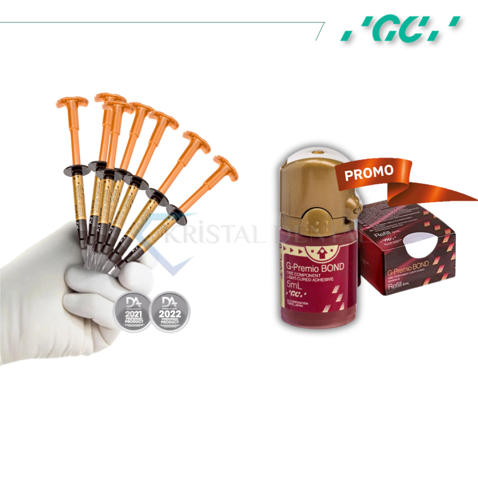 GC 7 Şırınga G-aenial Injectable Kompozit + G-Premio Bond Set Kampanya