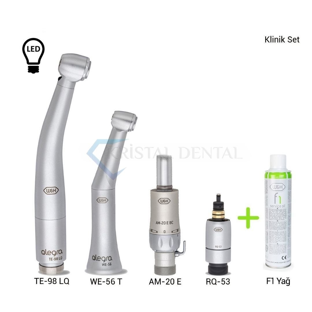 W&H Klinik Dinamik Alet Set - Set 4 - Led Işıklı