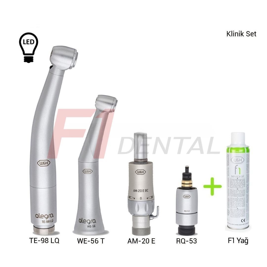 W&H Klinik Dinamik Alet Set - Set 4 - Led Işıklı