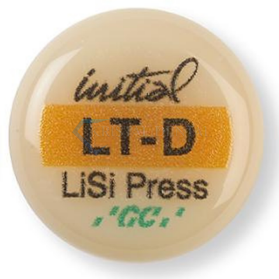 GC Initial Lisi Press İngot LT - Lityum Disilikat Cam Seramik 5x3gr LT-D